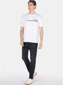 Resim Colin's Colins Comfort Fit Yuvarlak Yaka Düz Erkek Beyaz Kısa Kol Tişört Cl1073786 Q1.v1 Wht Beyaz 