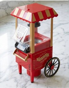 Resim Yağsız Popcorn Makinesi Sıcak Hava İle Hızlı Patlatma 