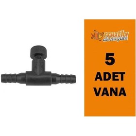 Resim Akvaryum İnce Ayarlı Hava Hortumu Vanası 5 ADET 