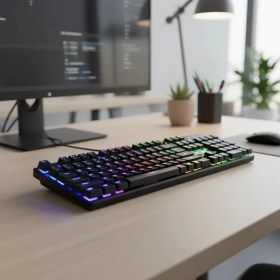 Resim Inca IKG-448 Q USB Mekanik Hisli Klavye Oyun ve Ofis Kullanımı İçin Renkli Tuşlar ile 