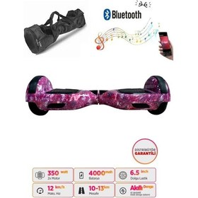 Resim Citymate Hoverboard 6.5 inch Elektrikli Kaykay Scooter Bluetooth Hoparlörlü Çanta Hediye D13 