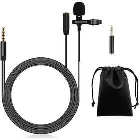 Resim Moveevo Küçük Boy Kollu Kondansatör Mikrofon, Güçlendirilmiş Kablolu, Kulaklık Çıkışı Ve Dönüştürücü Adaptör İle Cep Telefonu/kamera Uyumlu 