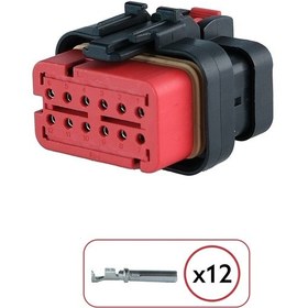 Resim Erkek Konnektör 12 Pin Kablosuz 