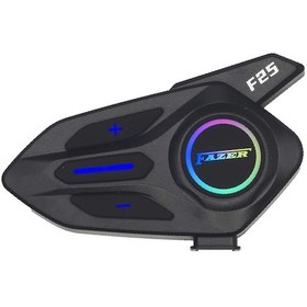 Resim Motosiklet İntercom Üniversal Tüm Kasklara Uygun V6.0 Rgb Bluetooth Seti 