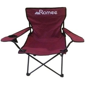 Resim Romee Kamp Sandalyesi Bordo 