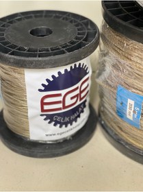 Resim EgeÇelikHalat Pvc Izoleli Çelik Tel Halat 5 Mm 200 Metre Kurutmalık Sera Mutfak Bahçe Kamp 