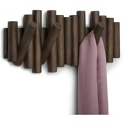 Resim umbra Picket Ceviz Rengi 5'li Duvar Kancası 