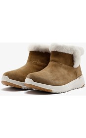 Resim Skechers On-The-Go Stellar - Cozy Step Kadın Kahverengi Kar Botu 144775 Csnt 