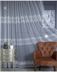 Resim Raporlu, Kırışmaz, Ütü İstemez 1/3 Sık Pile Kırık Beyaz Tül Perde 