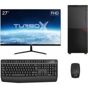 Resim TURBOX Tx6403 Ryzen 5 5500 32GB DDR4 Ram 512GB SSD 2GB R5 230 27 inç FHD Monitör Ofis Hazır Sistem 