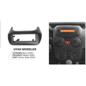 Resim ARSLAN SOUND Citroen Nemo Fiat Fiorino Peugeot Bipper Uyumlu Teyp Çerçevesi 