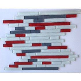 Resim Mutfak Tezgah Arası Kristal Cam Mozaik MCM 61SM1902C 15X48-98-198 