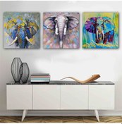 Resim Kanvas Tablo Filler 3 Parça Set 51 