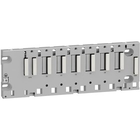 Resim Schneider BMXXBP0600 raf M340 DIN montaj rayı 6 slot panel, plaka 