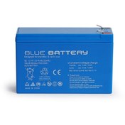 Resim Blue Battery 12 Volt 9 Amper Bakımsız Kuru Akü Ups Aküsü 