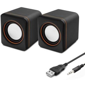 Resim PC Hoparlör 2+0 Usb 3.5Mm Jack E-1020 