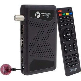 Resim MAGBOX NATURAL PLUS FULL HD + USB MİNİ HD UYDU ALICISI TKGSLİ + YOUTUBELU 