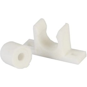 Resim Plastik Pvc Sineklik Kapı Çıtçıtı Tutucu 10 Adet Beyaz 