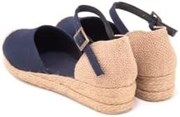 Resim Gerçek Elişi Hasır Jüt Bantlı Günlük Kadın Espadril Handmade 