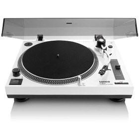 Resim LENCO L-3810 WH USBli MP3e Kayıt Özellikli PİKAP PLAK ÇALAR BEYAZ 