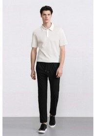 Resim DeFacto Yazlık Jogger Pantolon Beli Bağcıklı Cepli D5966AX25SPBK81 