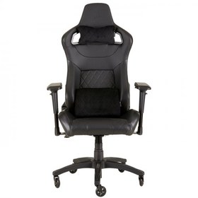 Resim Corsair T1 Race Black CF-9010011-WW 4D Kolçak Siyah Gaming (Oyuncu) Koltuk 