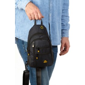 Resim Unisex Su Geçirmez Kulaklık USB Çıkışlı Çapraz Askılı Çanta Bel Omuz ve Göğüs Çanta Günlük Bodybag 