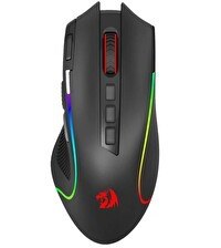 Resim Redragon M612RGB-PRO Oyuncu Faresi - Siyah 