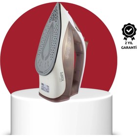 Resim shopwave Seramik Tabanlı Buharlı Ütü 2200W Dikey Ütüleme 300ml Kahverengi 