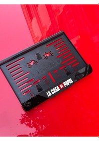 Resim Lacasa De Motorsiklet Plakalık Mat Model 