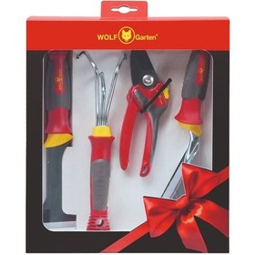 Resim Wolf Garten P261 Budama Makası + Kürek + El Çantası Mini Bahçıvan Seti 