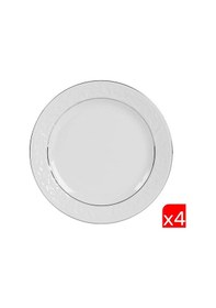 Resim Porland Hazan Platin Yaldız Düz Tabak 25cm 4 Lü 04por031150 