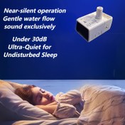 Resim 1 adet Ultra-Efektif Sessiz USB Evcil Hayvan Su Çeşmesi Pompası, Dahili Filtre ile - Kediler ve Köpekler için Ayarlanabilir Akış, 30dB altı Düşük Gürültülü Çalışma, Sessiz Su İçme için Temel Aksesuar, Evcil Hayvan Su Dağıtıcısı | Ultra-Sessiz Pompa | Filtreli Su Dağıtma, Pilsiz 
