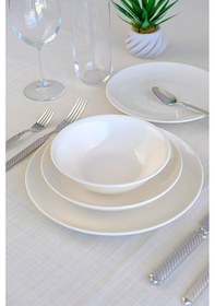 Resim Tabak Evi Porselen Chic Yemek Takımı 24 Parça 6 Kişilik 