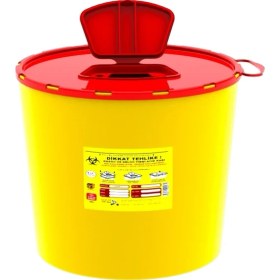 Resim Telkar 10 Adet 5 Lt Kesici ve Delici Tıbbi Enfekte Atık Kutusu TA00500 
