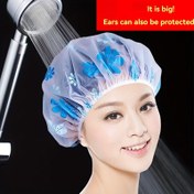 Resim 6/3 adet Ayarlanabilir Baskılı Duş Kapağı, Tekrar Kullanılabilir, Kadınlar için Spa Saç Bakımı Duş Kapağı, Kadınlar için Duş Kapağı, Saç Bakımı Aksesuarı, Şık Duş Kapağı, Dayanıklı Duş Kapağı, Güzellik Tutkunları, Duş Kapağı 