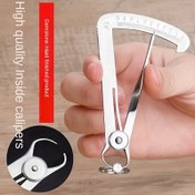 Resim 1pc Hassas Metal Vernier Kaliper, Üçgen Tasarım, 0.01mm Hassasiyet, Şarj Edilmemiş, Altın ve Metal için Yüksek Kaliteli Ölçüm Aracı 
