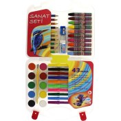 Resim 43 Parça Çantalı Sanat Seti 