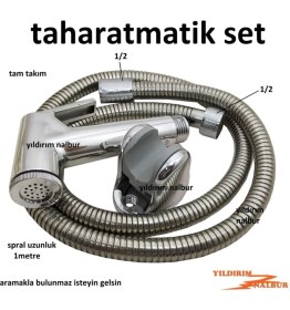 Resim Taharat Matik Set Taharatmatik Taharet Fiskiye Duş Fiskiyesi Taharatlanma Plastik 