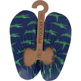 Resim Mood Club Yeşil Timsah Deniz Ayakkabısı ve Kaydırmaz Havuz Patiği - Çok Renkli / 40-41 