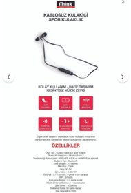Resim Ithink Bk700 Kulakıçı Bluetooth Spor Kulaklık A&b 