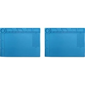 Resim Explosion1 2x S-140 Manyetik Yalıtım Silikon Lehimleme Mat Manyetik Onarım Mat Isıya Dayanıklı Çalışma Mat 932 ° F (Yurt Dışından) 