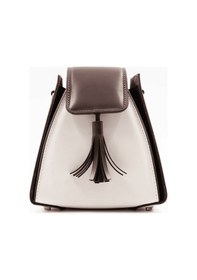 Resim Aron Atelier Pyramid Zincir Askılı Halkalı Kadın El Çantası Ve Çapraz Çanta Kahve 