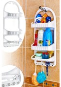 Resim Banyo Düzeni İçin Duşa Asılabilir Şampuanlık - Shower Caddy 