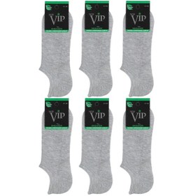 Resim Bonbonetti Bonbonetti Vip Bambu Sneakers 6 Li Erkek Çorap Siyah-Gri 40-44 Gri - Siyah 