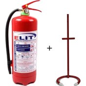 Resim Elit 6 Kg Ruhsata Uygun Kkt Yangın Söndürme Tüpü Yangın Söndürme Tüpü Askılığı 