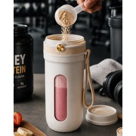 Resim Zenvia Zcv Mey Ithalat® Taşınabilir Şarjlı Blender Smoothie ve Buz Kırıcı Özellikli 350 ml ZNV202 