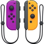 Resim Nintendo Switch joy con Controller(Neon Purple/Neon Orange) 