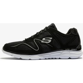 Resim Skechers SATİSFACTİON- FLASH POİNT Erkek Siyah Spor Ayakkabı - 58350 BKW 