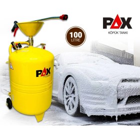 Resim Pax 100 Litre Köpük Tankı Köpük Püskürtme 10 Metre Hortum Tabancalı 